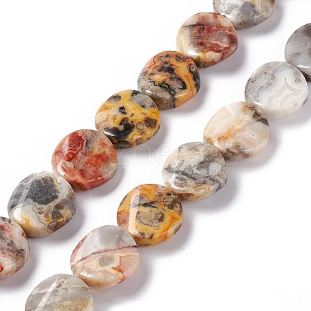 Natural Crazy Agate Beads Strands G-O120-13-1