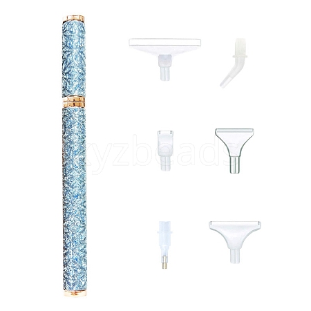 6-Style Head Plastic Diamond Painting Point Drill Pen PW-WG75090-04-1
