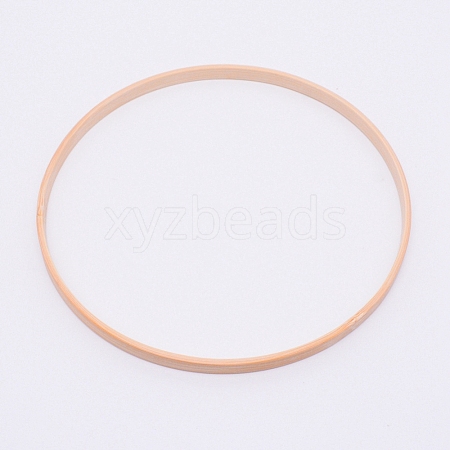 Bamboo Hoops Rings WOOD-WH0103-82E-1