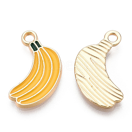 Alloy Enamel Pendants FIND-N048-026B-1