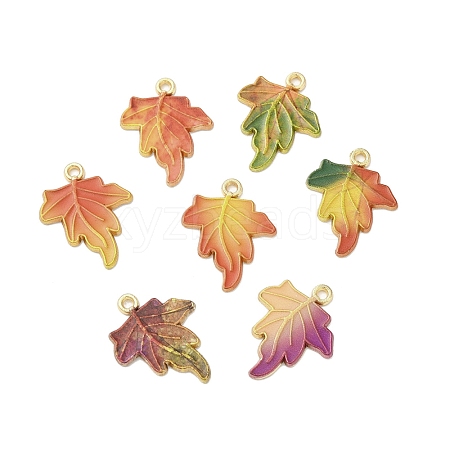 Alloy Printed Pendants X-PALLOY-D016-03-1
