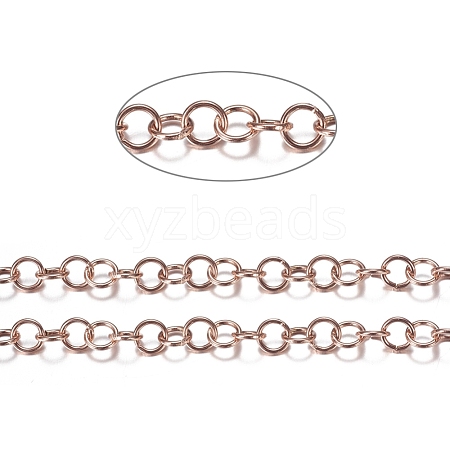 Ion Plating(IP) 304 Stainless Steel Rolo Chains CHS-H013-07RG-H-1