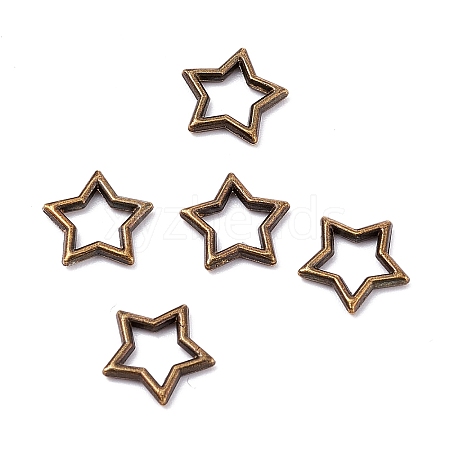 Zinc Alloy Links PALLOY-WH0036-21AB-1
