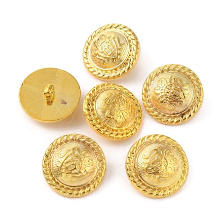 1-Hole ABS Plastic Shank Buttons BUTT-WH0015-67B-1