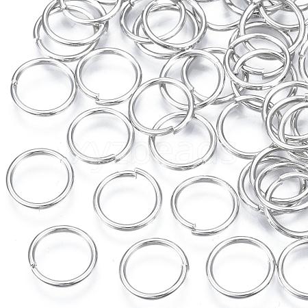 Platinum Plated Brass Open Jump Rings X-JRC10mm-NF-1