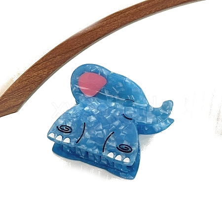 Cellulose Acetate(Resin) Claw Hair Clips PW-WG04E58-01-1