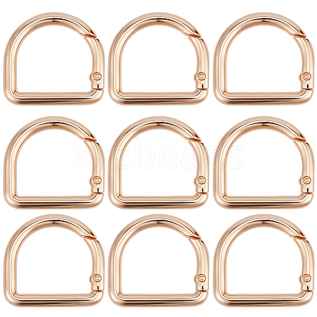 12Pcs Alloy Spring Gate Rings FIND-CN0002-49KCG-1