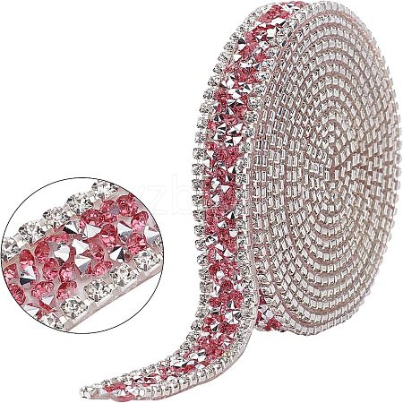 Glitter Hotfix Rhinestone(Hot Melt Adhesive On The Back) OCOR-WH0058-06-1