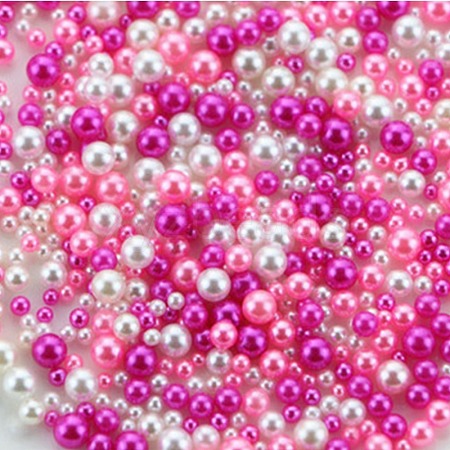 Opaque Resin Imitation Pearl Beads RESI-TAC0004-23C-1