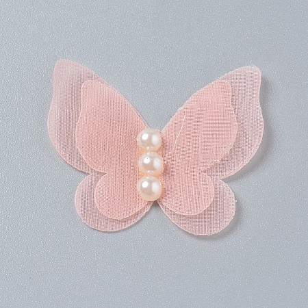 Butterfly Organza Ornaments AJEW-WH0079-F04-1