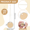 100Pcs Blank Round Paper Price Tags AJEW-BC0010-88A-2