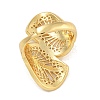 Brass Open Cuff Rings RJEW-P127-01G-3