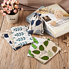 Kissitty 50Pcs 5 Style Cotton and Linen Packing Pouches ABAG-KS0001-02-15