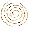 Glass Beaded Adjustable Waist Chains for Women AJEW-TA0005-78D-3