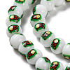 Printing Glass Beads for Necklaces Bracelets Making GLAA-B020-02A-02-4