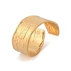 304 Stainless Steel Open Cuff Ring for Women RJEW-M049-01G-03-2