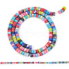 1 Starnd Dyed Synthetic Imperial Jasper & Turquoise Beads Strands G-TA0002-80-1