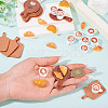 36Pcs 9 Styles Coffe Theme Doll Miniatures Sets DJEW-TA0001-50-7