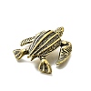 Brass Tortoise Figurine Statue for Living Room Table Home Decoration DJEW-Q008-02A-AB-2