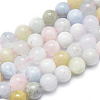 Natura Morganite Beads Strands G-D0001-03-8mm-1