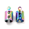 Ion Plating(IP) 304 Stainless Steel Folding Crimp Ends STAS-N0013-22MC-2