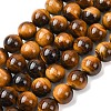 Natural Tiger Eye Beads Strands G-H329-C07-14mm-2