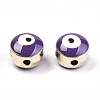 Alloy Enamel Beads X-ENAM-WH0047-14D-8mm-3