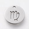 Non-Tarnish 304 Stainless Steel Charms STAS-F246-01L-1