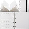 4 Pages Felt Shoe Charms Collection Binder Book AJEW-WH0513-04A-1