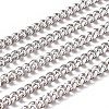 Non-Tarnish Handmade 304 Stainless Steel Cuban Link Chains STAS-F229-07B-P-1