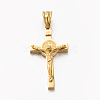 Easter Theme Hot Unisex 201 Stainless Steel Crucifix Cross Pendants STAS-F010-24-2