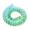 Transparent Painted Glass Beads Strands X1-DGLA-A034-T6mm-A17-5