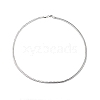 Non-Tarnish 304 Stainless Steel Cuban Link Chain Necklace for Men Women NJEW-E093-03P-02-1