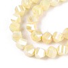 Anti-Tarnish Electroplate Glass Beads Strands GLAA-T025-6mm-14H-4