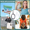 4Pcs 2 Colors Oval Transparent PVC Mini Cable Organizer Zipper Bags AJEW-PH0012-02-7