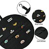 3Pcs 3 Styles Wall Mounted Brooch Jewelry Display Rolls ODIS-CJ0001-03-3