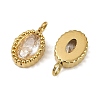 304 Stainless Steel Micro Pave Cubic Zirconia Charms STAS-K302-01E-G-2