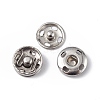 Non-Tarnish 202 Stainless Steel Snap Buttons LS-BUTT-I017-01A-P-1