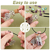 AHADERMAKER 20Pcs Alloy Glass Bottle European Dangle Charms PALLOY-GA0001-14-3