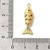 Brass Micro Pave Cubic Zirconia Pendants KK-C072-40G-3