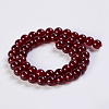 Natural White Jade Beads Strands G-K254-10-8mm-01-2