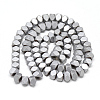 Electroplate Non-magnetic Synthetic Hematite Beads Strands G-T061-05C-2