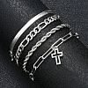 Alloy Necklaces & Bracelet Sets PW-WGF8A56-01-4