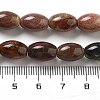 Natural Red Rainbow Jasper Beads Strands G-B106-B23-01-5