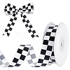 Polyester Grosgrain Ribbon OCOR-WH0105-050B-1