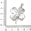 Brass Micro Pave Cubic Zirconia Pendants KK-K411-09P-3