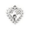 Alloy Crystal Rhinestone Pendants ALRI-K048-06P-1