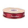 Polyester Grosgrain Ribbons SRIB-H039-A08-1