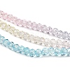 Transparent Painted Glass Beads Strands DGLA-A034-T2mm-A21-4