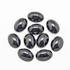 Natural Black Stone Cabochons G-R415-18x25-46-1